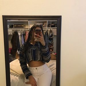 CROPPED BAJA HOODIE